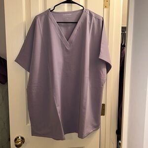 NEW Mandala Scrubs Scrub Top in Ube
